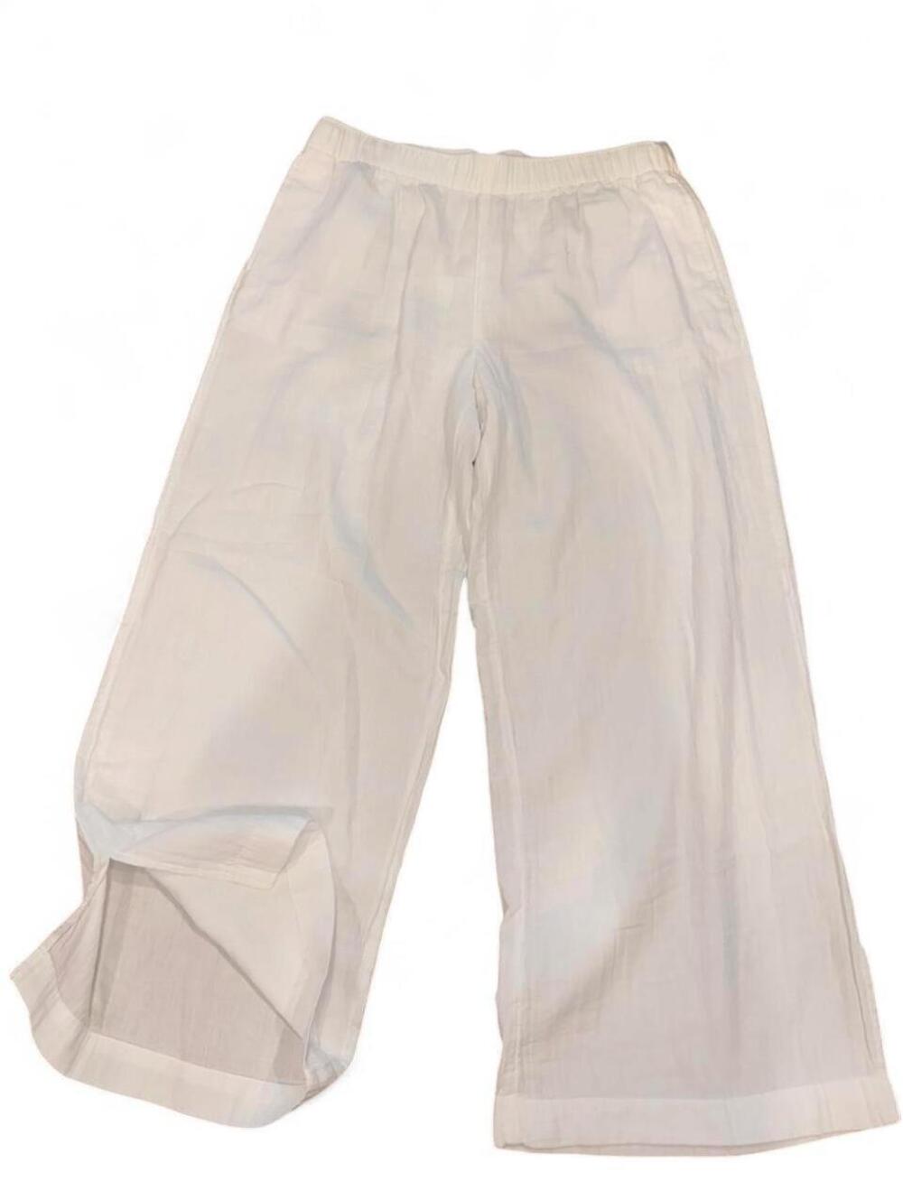 Old Navy — Wide Leg Pull-On Pants With Side Slit